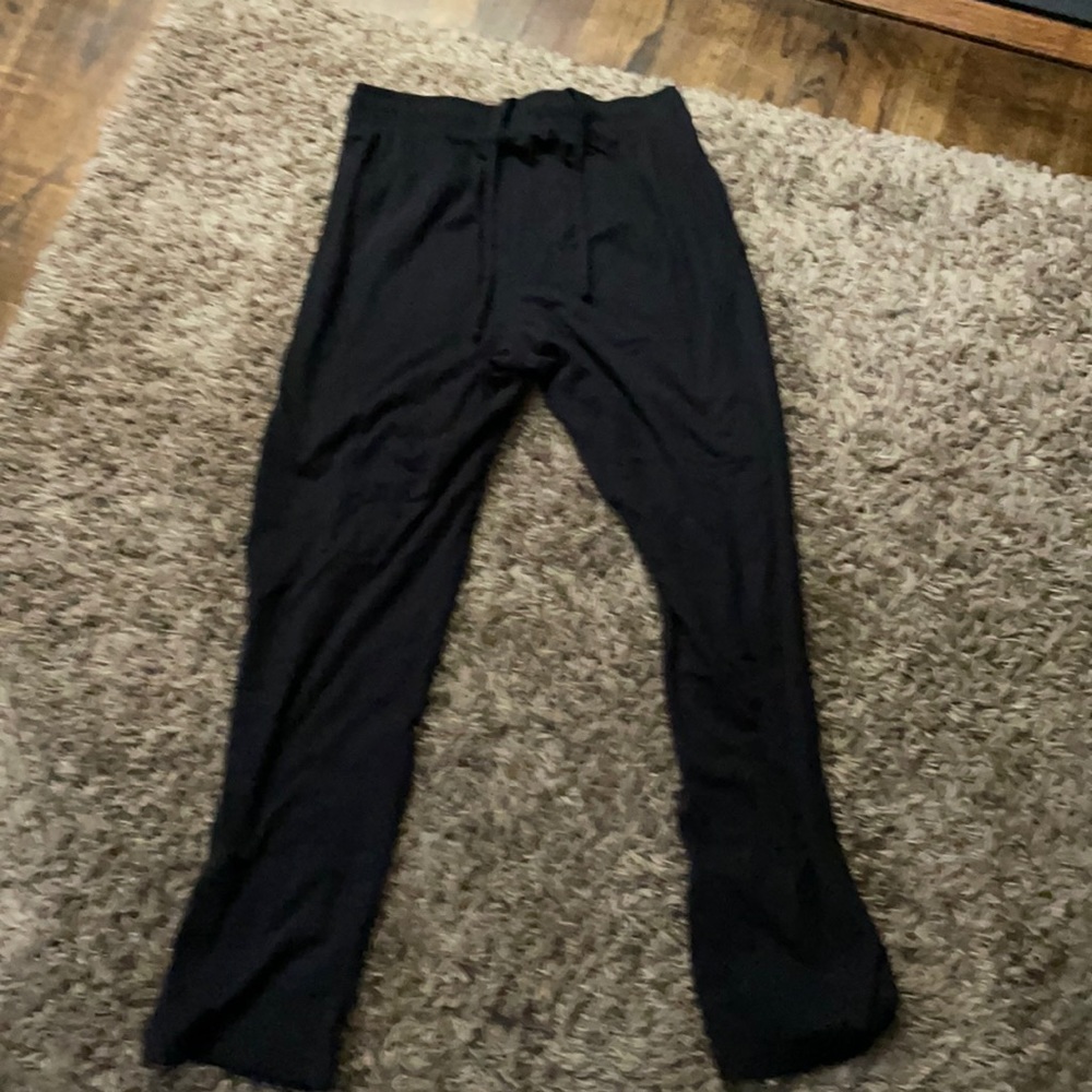 Black pajama pants